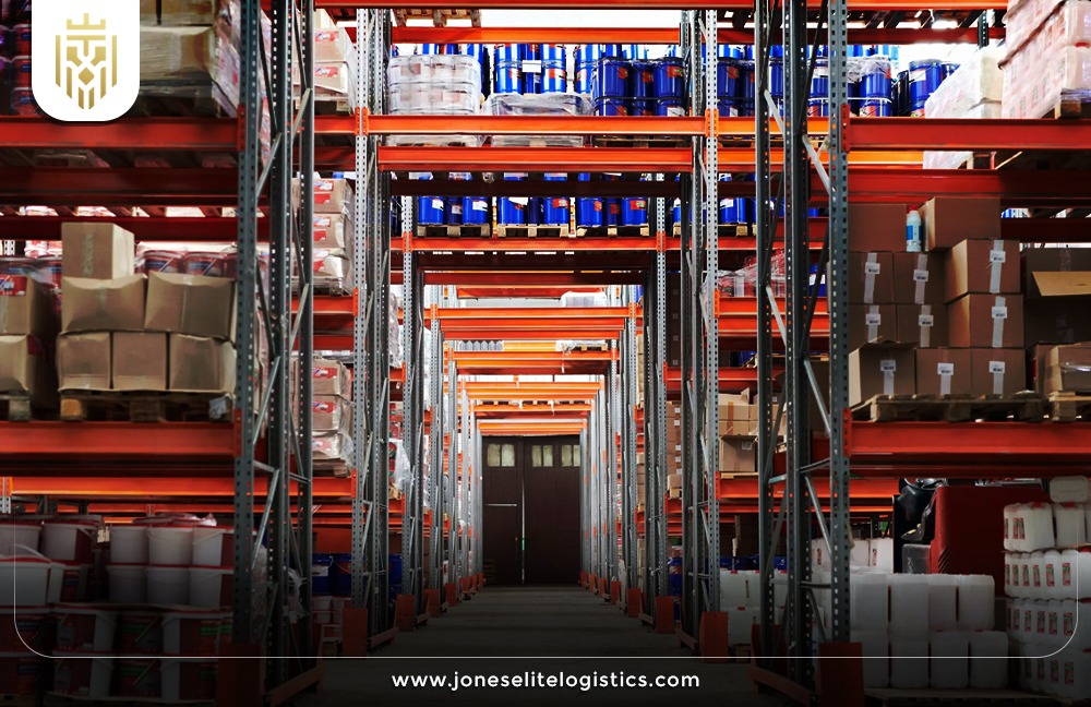 Image of streamlines warehouse interior working | JEL