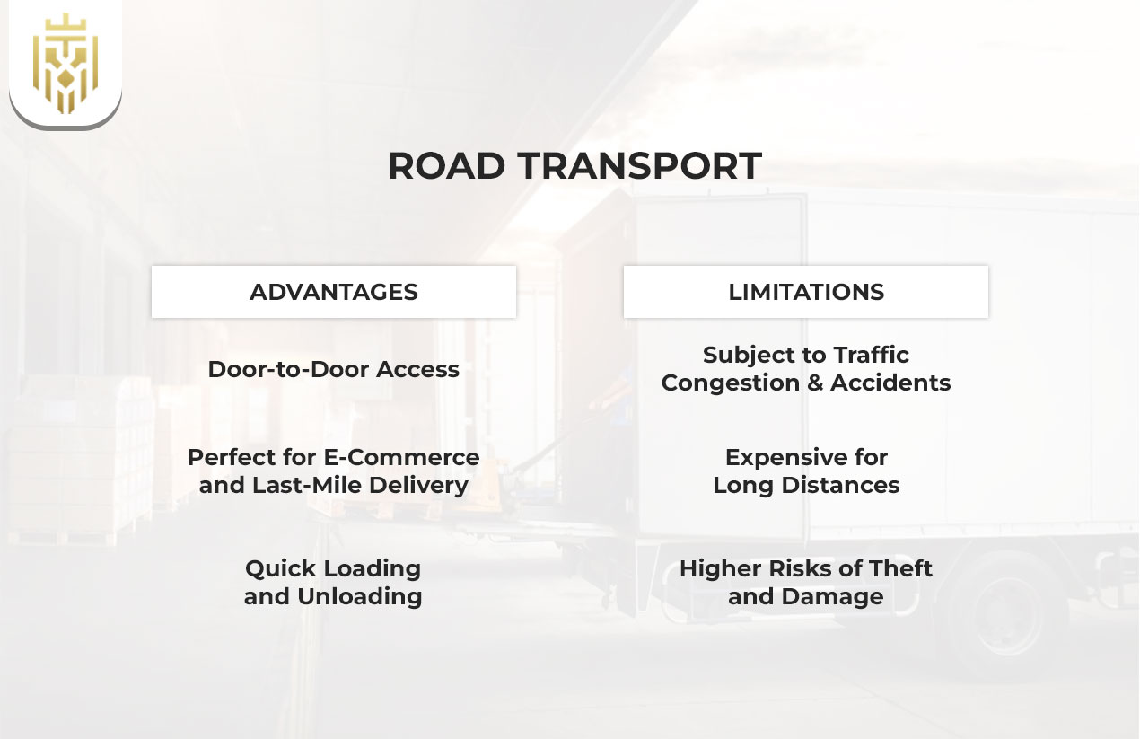 Road Transport - Advantages & Disadvantages